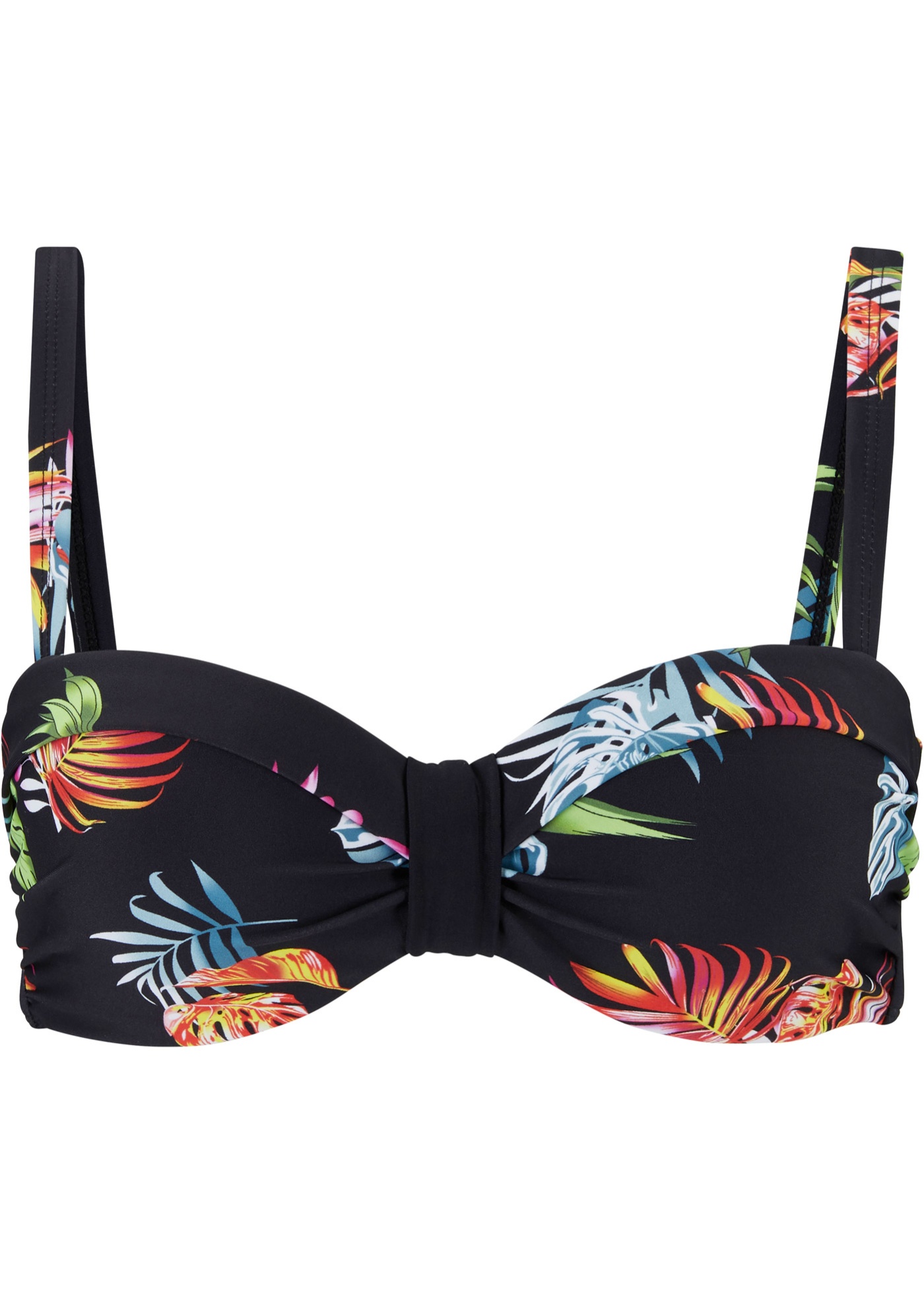 Bügel Bikini Oberteil Gr. 85 Cup D Schwarz Bedruckt Damen SchwimmBadeBH Neu eBay